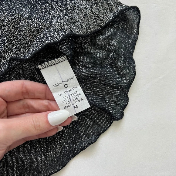 Vintage 90’s Metallic Blouse - Picture 4 of 6